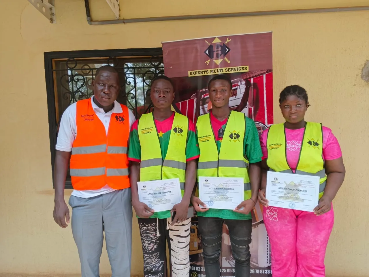 Remise des attestations à nos apprenants